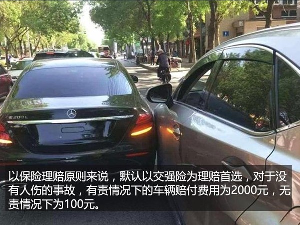 軽微な事故の場合は、強制交通保険に加入してください。 そうでない場合は、「ポイント、お金、車を差し引く」