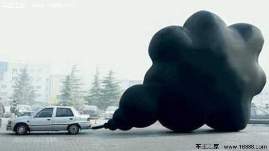 車の煙の3色を識別するように教えてください。黒煙が最も一般的です。