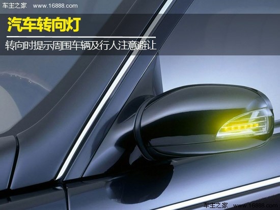 車のライトの図（3）方向指示器の使用と操作