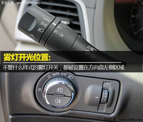 車のライト完全図解（１）フォグランプの使い方と操作方法