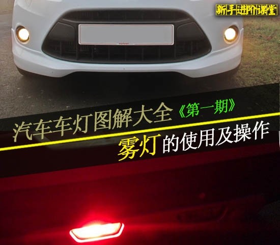 車のライト完全図解（１）フォグランプの使い方と操作方法