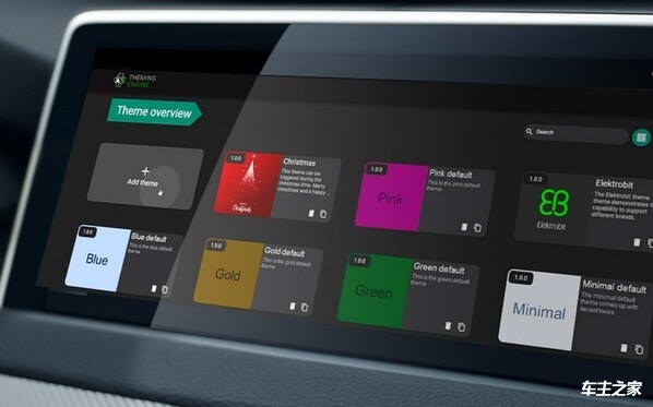 Elektrobit の独自の Theming Engine ソフトウェア ツール チェーンは、ソフトウェア デファインド カー向けにカスタマイズされた車載 HMI 設計を提供します